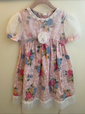 Vintage New Moves Floral Party Dress